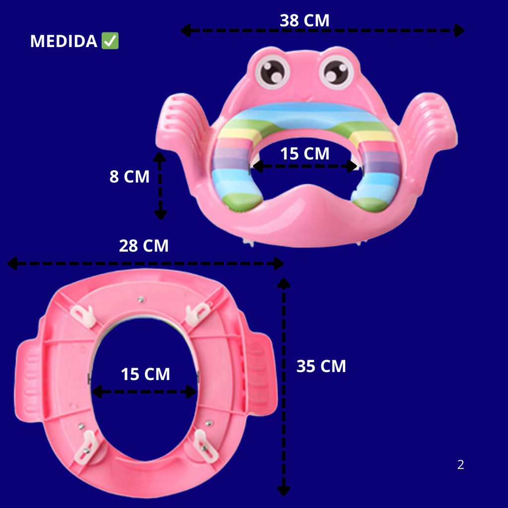 El Asiento Infantil de Seguridad para Inodoro