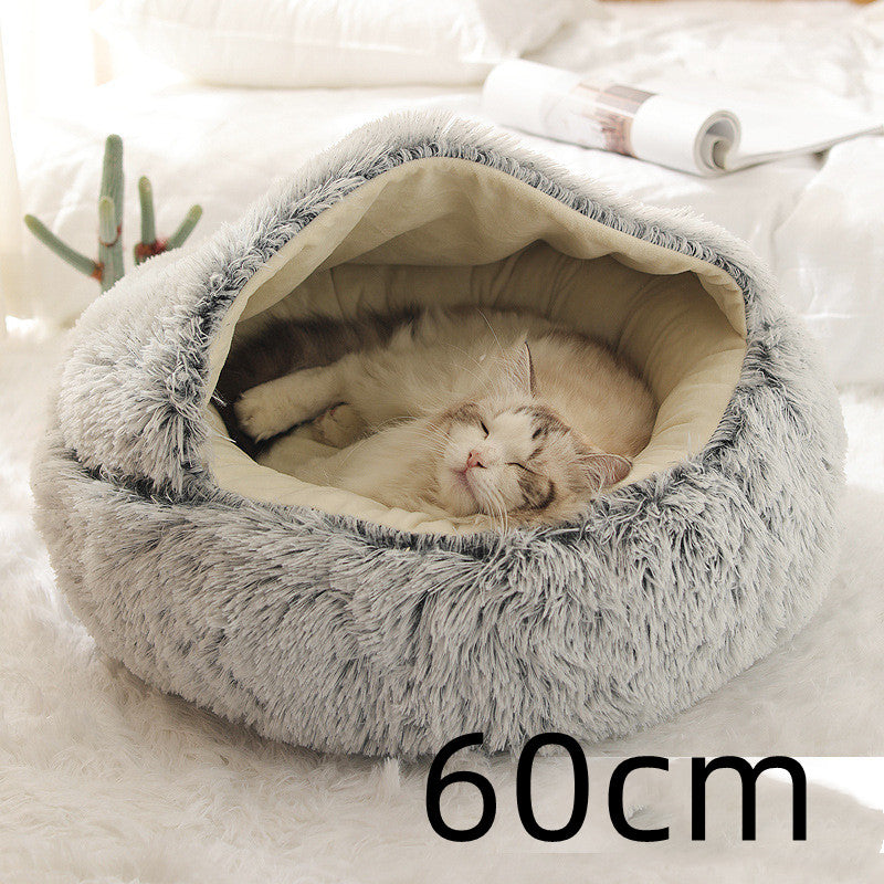 Cama Refugio Suave para-Gatos – Tipo Nido