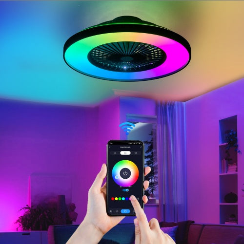 Ventilador de Techo con Luz RGB Inteligente&nbsp;
