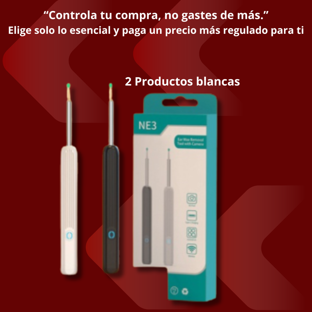 Otoscopio Inteligente HD – Limpieza Visual Segura