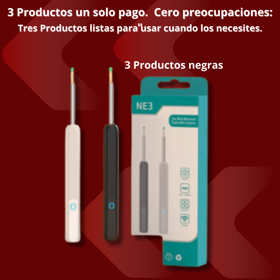 Otoscopio Inteligente HD – Limpieza Visual Segura